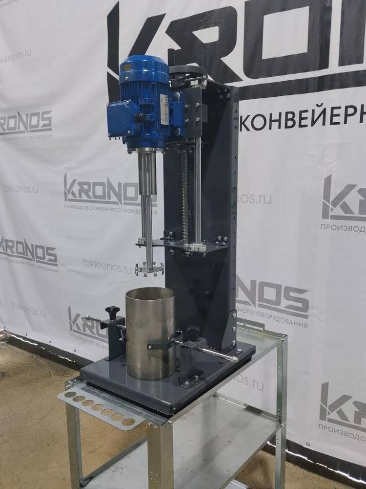 Лабораторный диссольвер с ёмкостью на рабочем столе