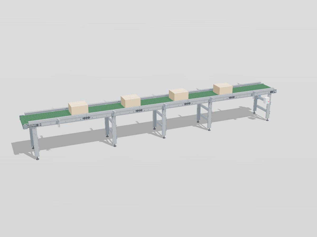 Конвейеры для коробок — 3D-модель