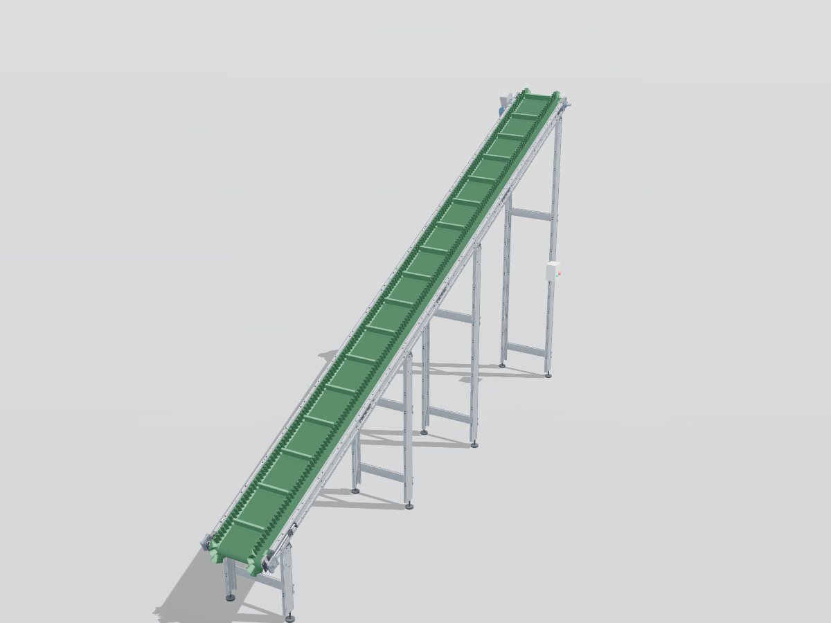 Конвейеры для сыпучих грузов — 3D-модель
